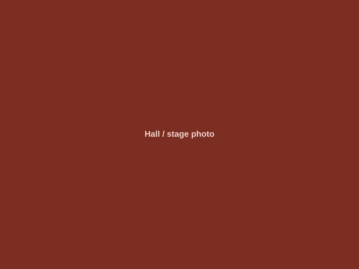 Hall and stage